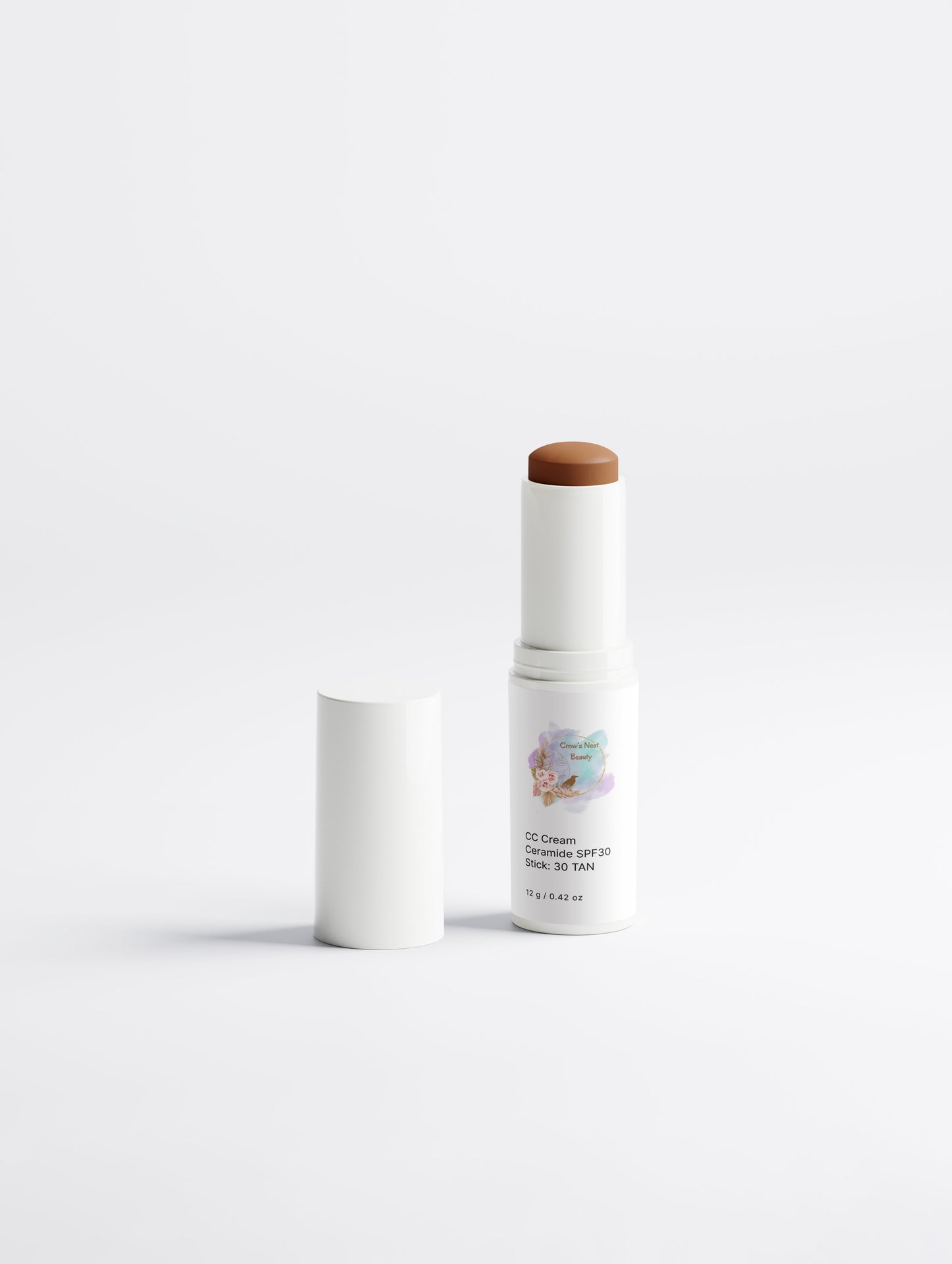 CC Cream Ceramide SPF30 Stick: 30 TAN - Crow’s Nest Beauty