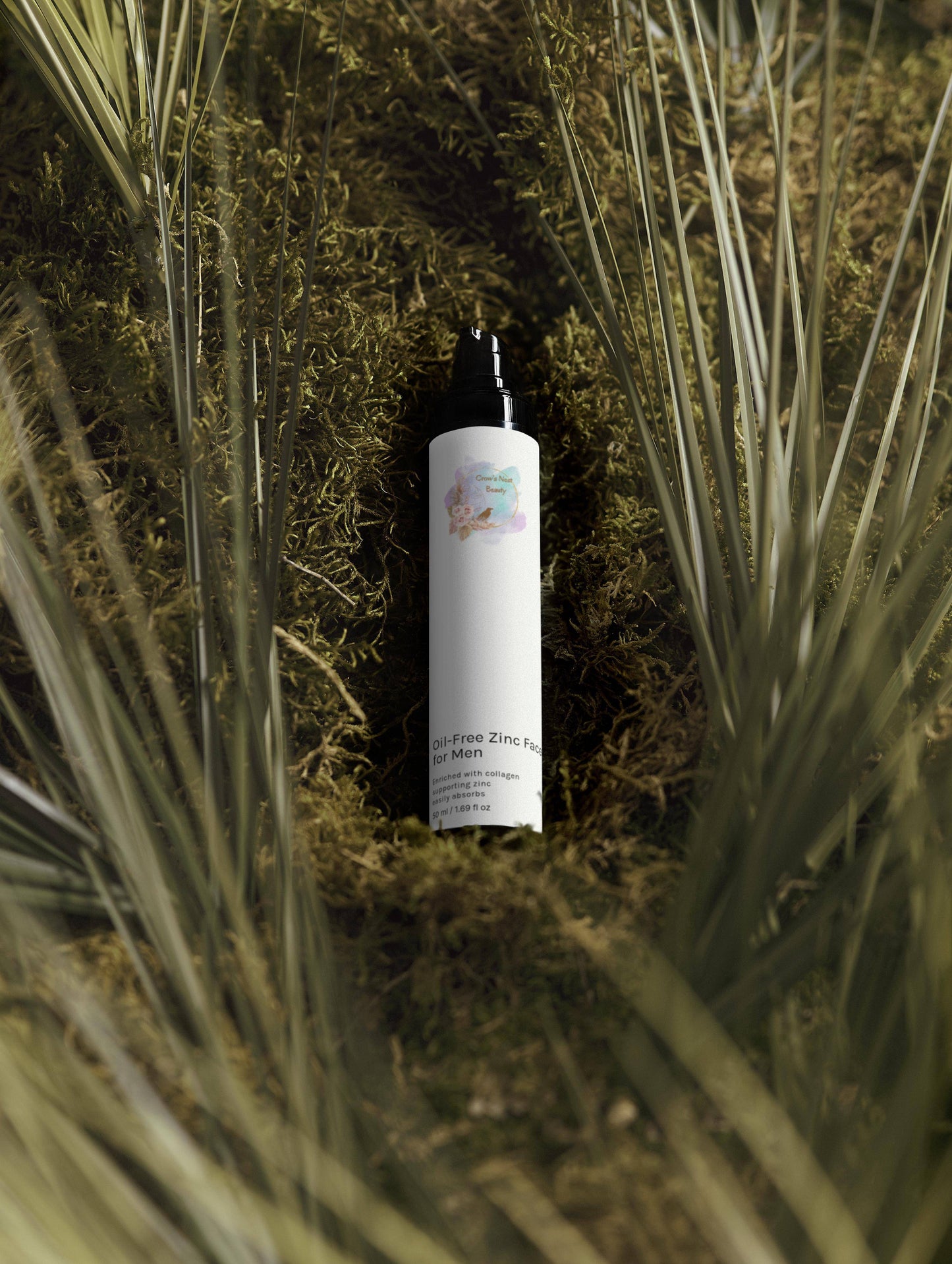 Oil-Free Zinc Face Gel for Men - Crow’s Nest Beauty