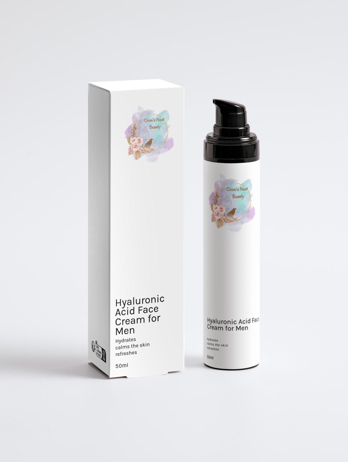 Hyaluronic Acid Face Cream for Men - Crow’s Nest Beauty
