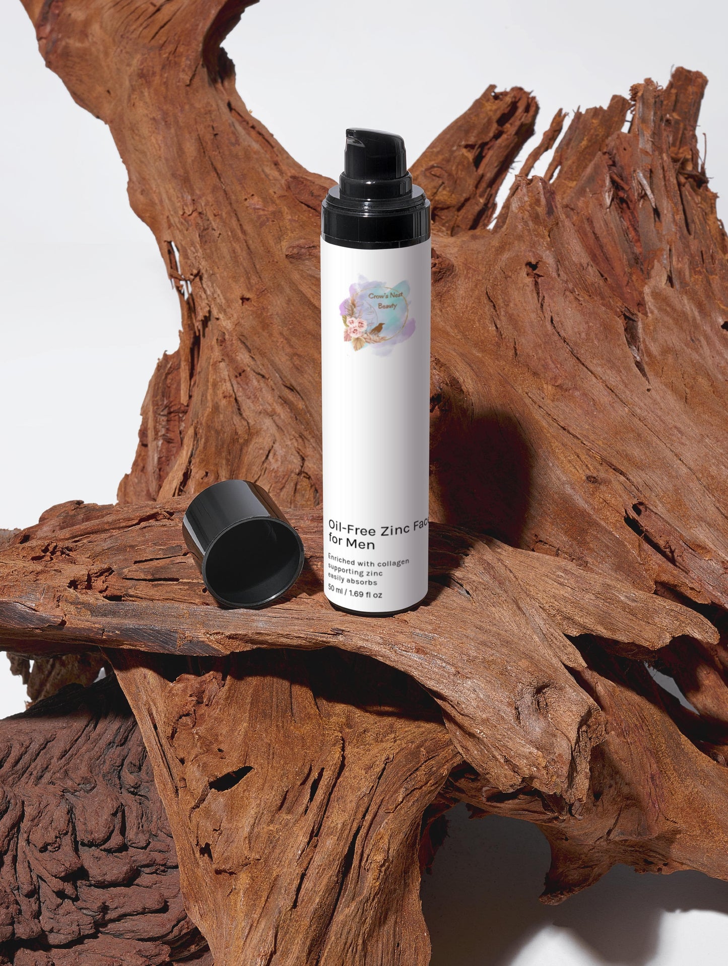 Oil-Free Zinc Face Gel for Men - Crow’s Nest Beauty