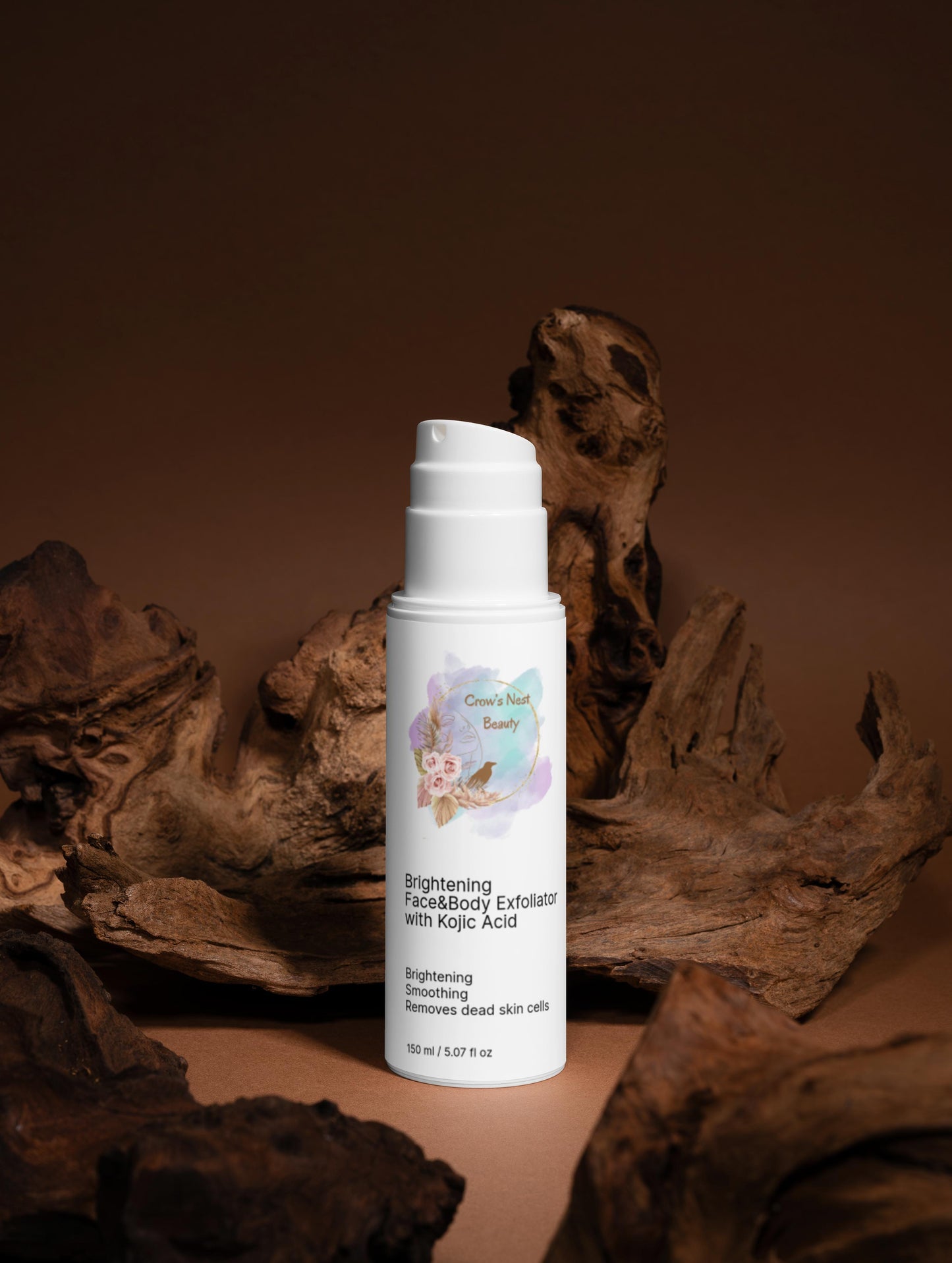 Brightening Face & Body Exfoliator with Kojic Acid - Crow’s Nest Beauty