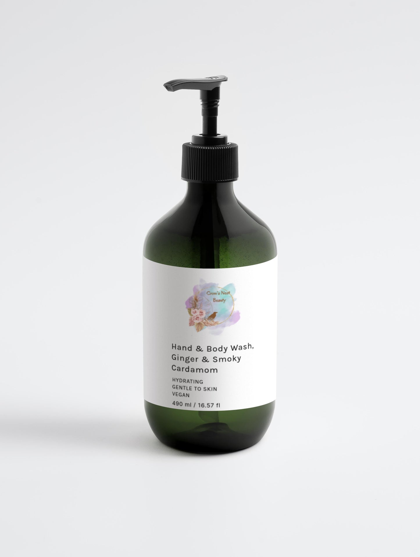 Hand & Body Wash, Ginger & Smoky Cardamom - Crow’s Nest Beauty