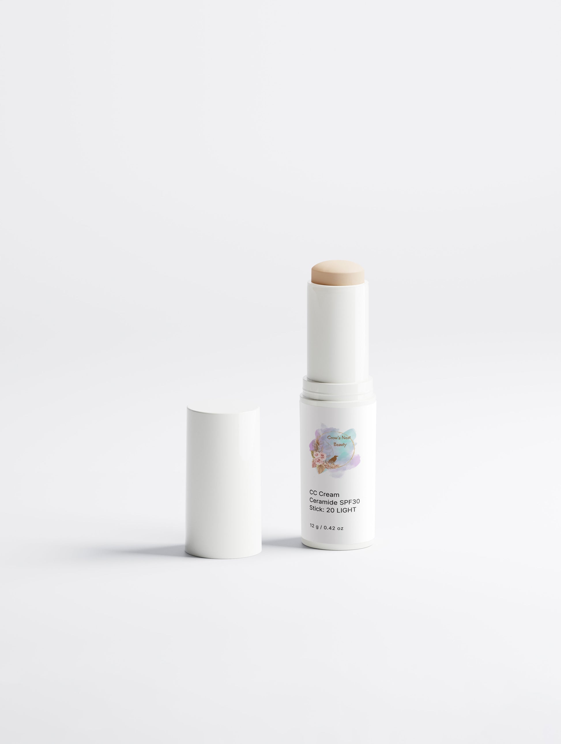 CC Cream Ceramide SPF30 Stick: 20 LIGHT - Crow’s Nest Beauty 