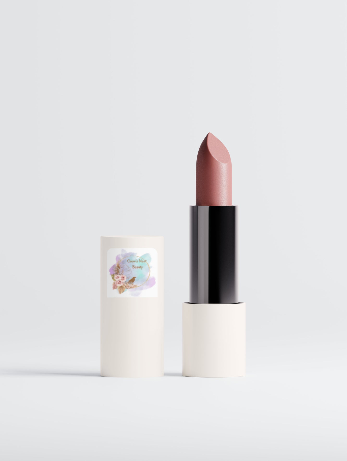 Matte Lipstick, Dusty Rose - Crow’s Nest Beauty 