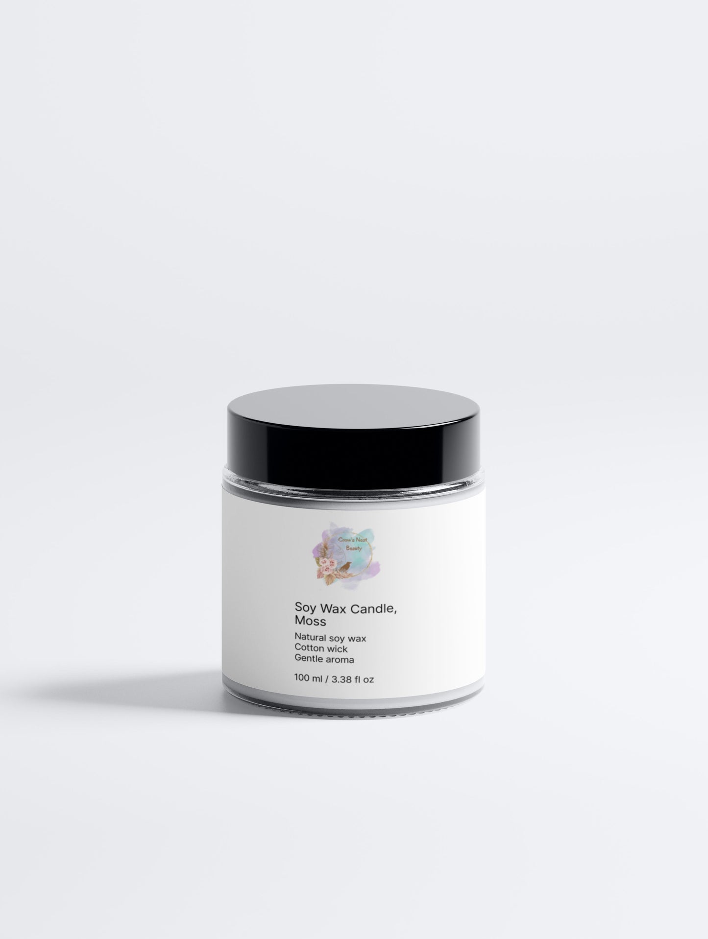 Soy Wax Candle, Moss - Crow’s Nest Beauty 