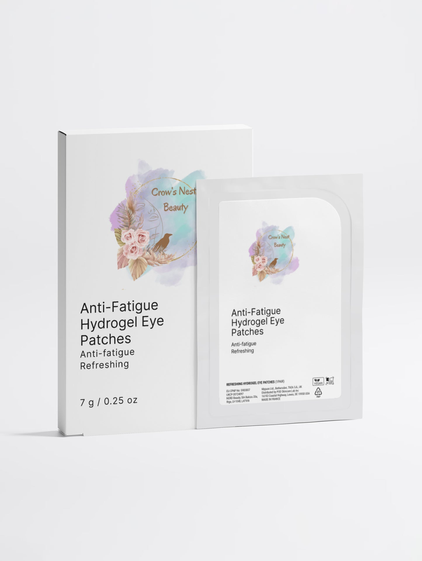 Anti-Fatigue Hydrogel Eye Patches