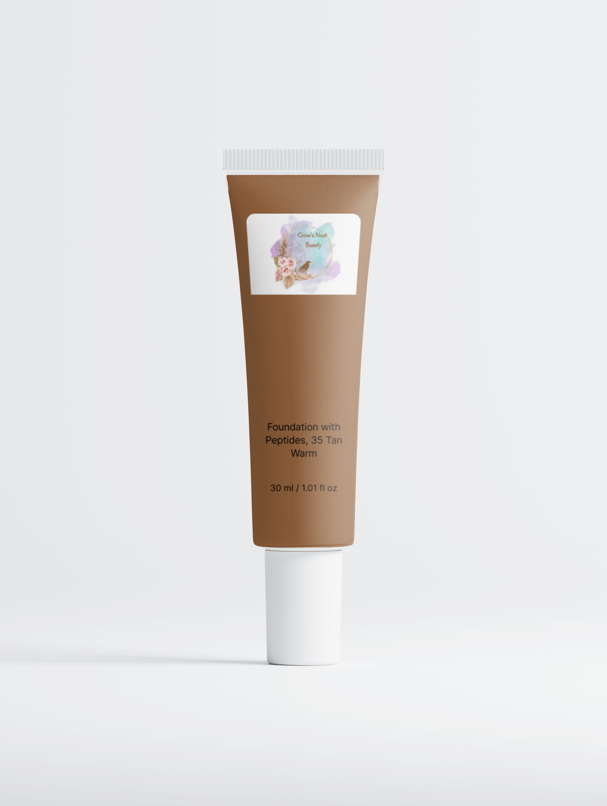 Foundation with Peptides, 35 Tan Warm - Crow’s Nest Beauty 