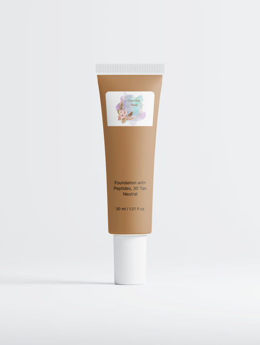 Foundation with Peptides, 30 Tan Neutral - Crow’s Nest Beauty 
