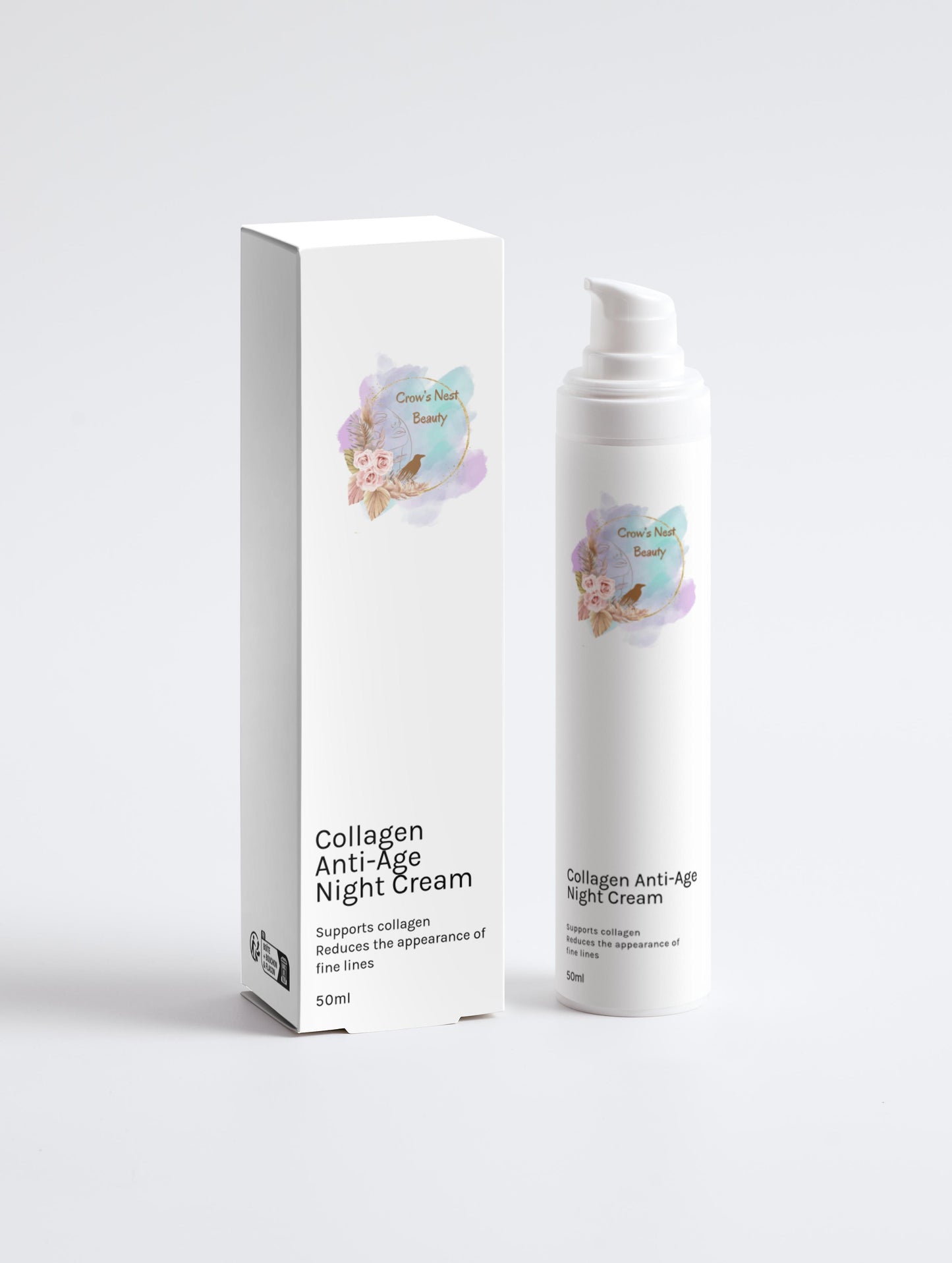 Collagen Anti-Age Night Cream - Crow’s Nest Beauty 