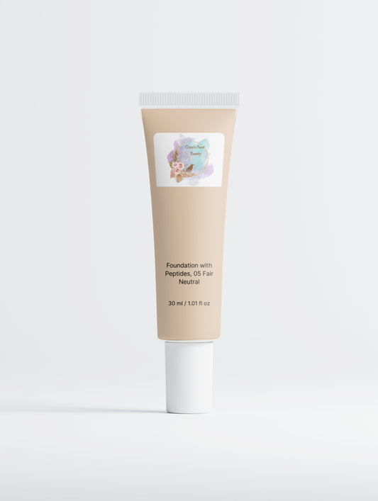 Foundation with Peptides, 05 Fair Neutral - Crow’s Nest Beauty 