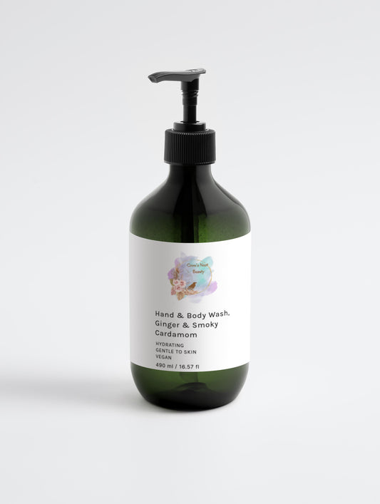 Hand & Body Wash, Ginger & Smoky Cardamom